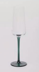 Coloured Stem Champagne Flutes
