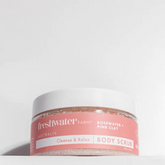 FRESHWATER FARM - Body Scrub Cleansing Rosewater + Pink Clay 200g