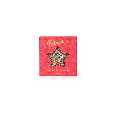 Chocolatier Australia Christmas Milk Chocolate Speckle – 40g