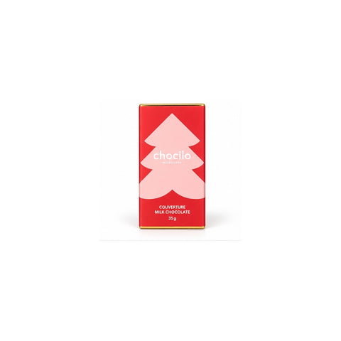 Chocilo Christmas Tree Milk Chocolate Block – 35g