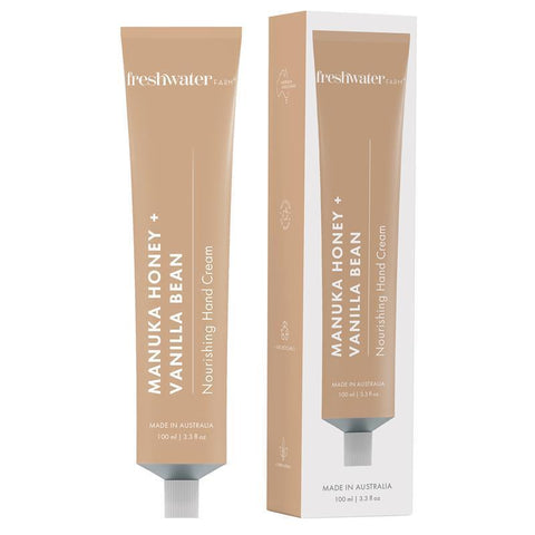 Freshwater Farm Manuka Honey + Vanilla Bean Nourishing Hand Cream – 100ml