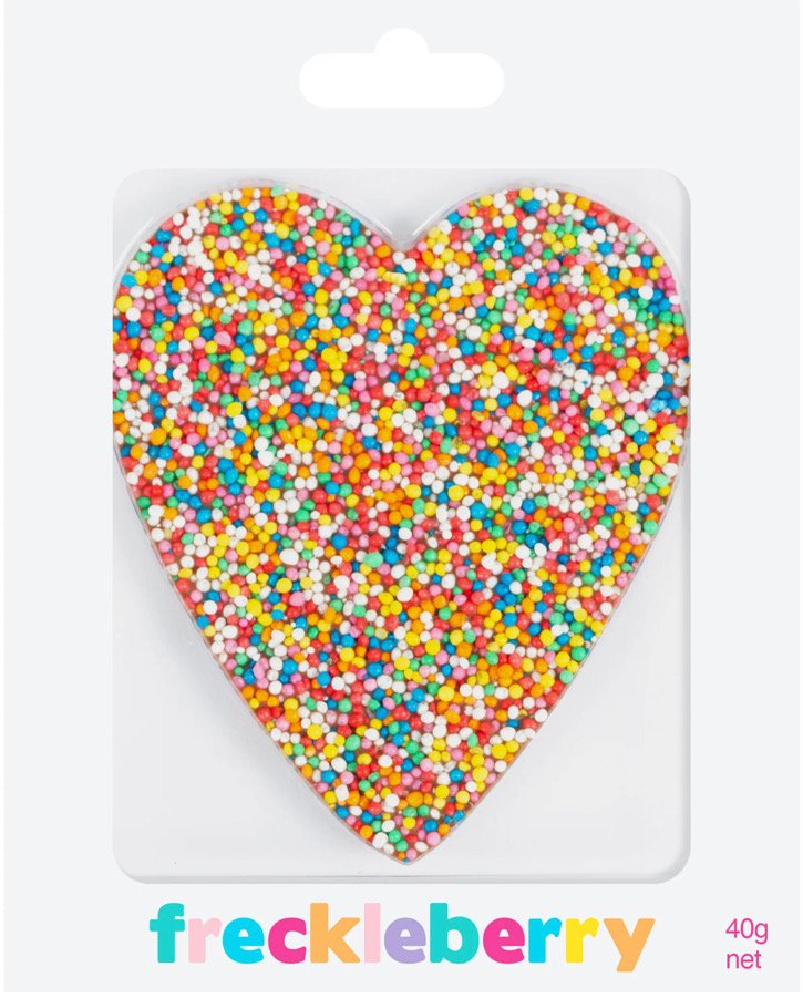 Freckleberry Freckle Heart Chocolate Shapes