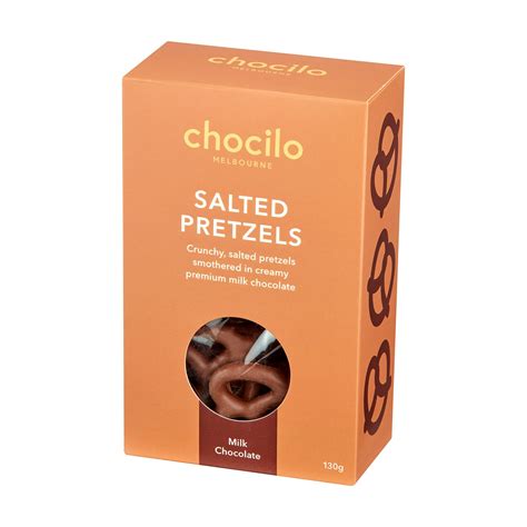 Chocilo Salted Pretzels in Milk Chocolate – 130g