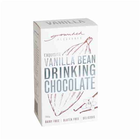 Grounded Pleasures Exquisite Vanilla Bean Drinking Chocolate – 50g