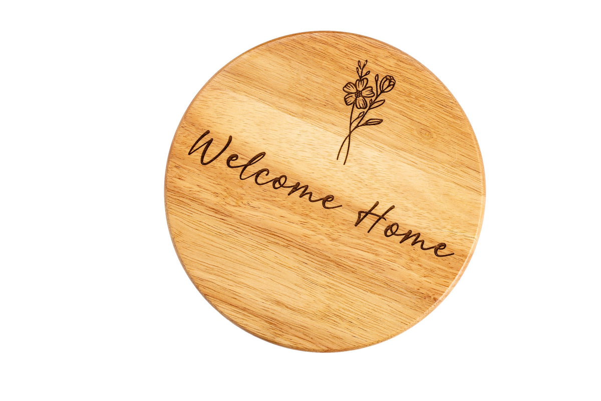 El and O Design Co. Welcome Home Cheeseboard.