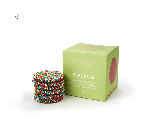 CHOCILO Speckles in Milk Chocolates Gift Cube - 60g