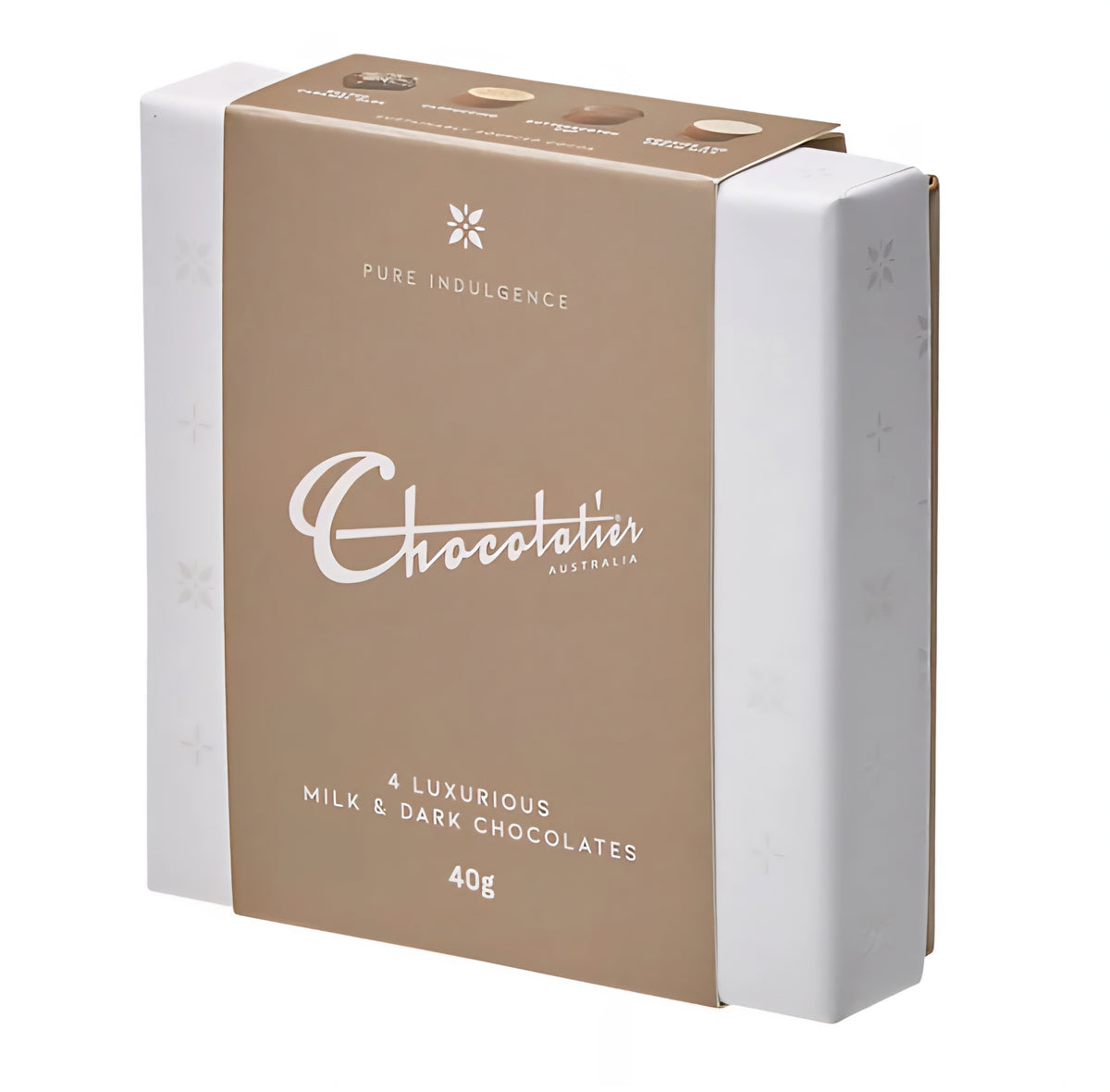 CHOCILO 4 Pack Truffle Chocolate Assortment Gift Box - 50g