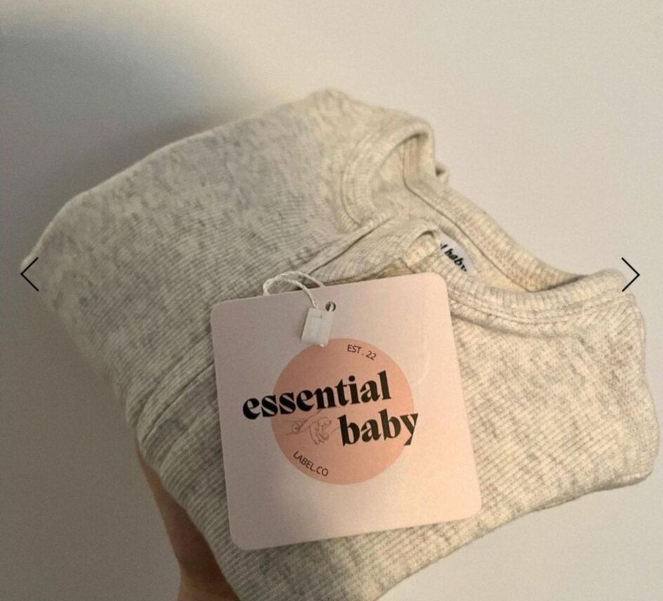 Essential Baby Label Cloud Onesie