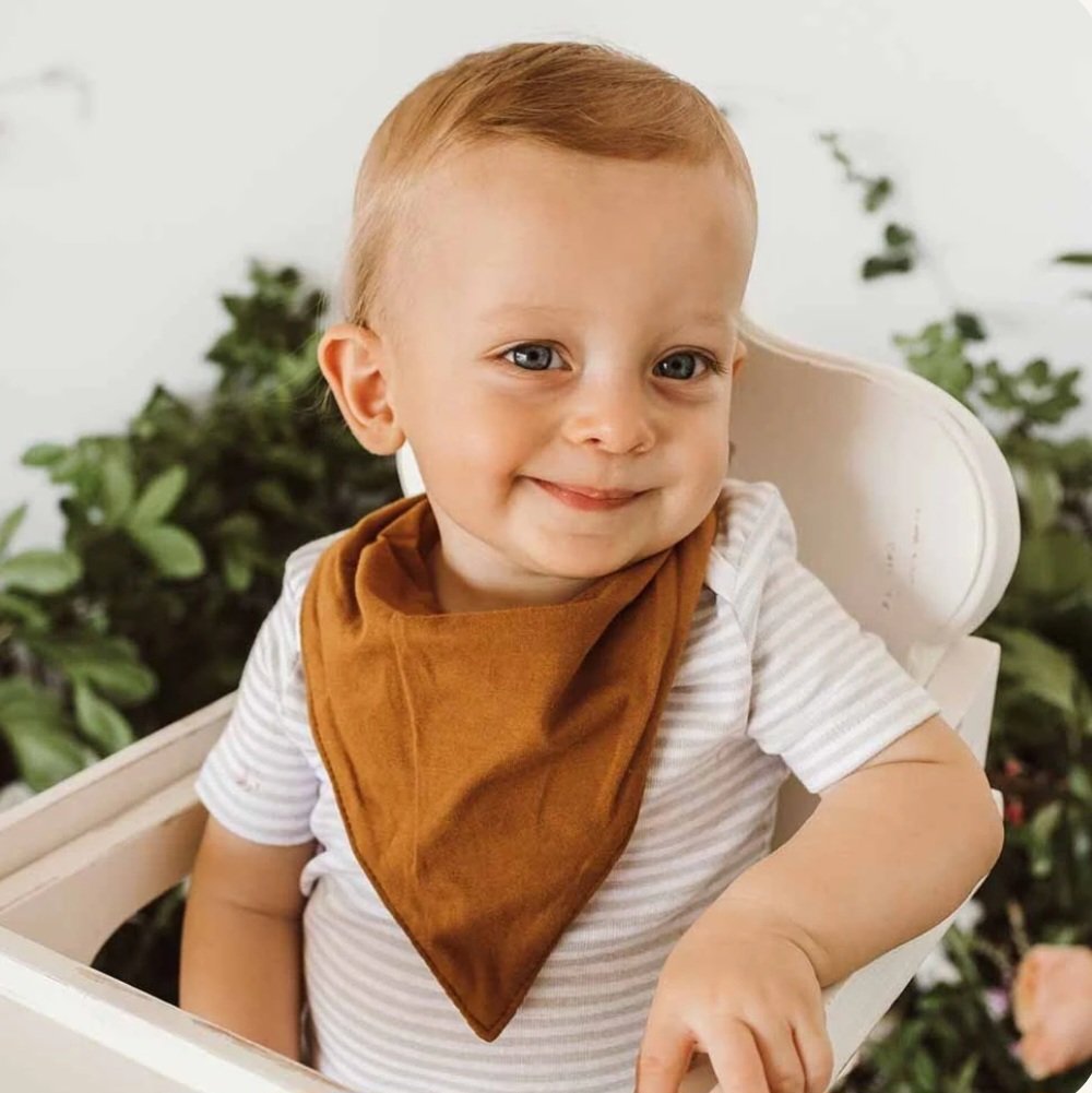 Snuggle Hunny Bronze Organic Dribble Bib