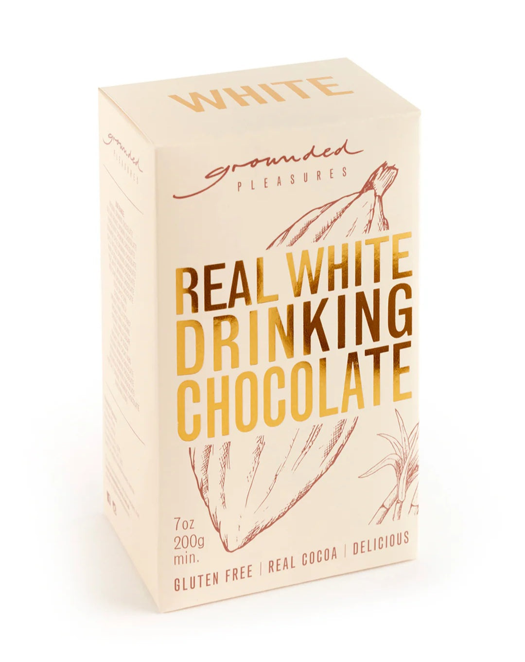 Grounded Pleasures Real White Drinking Chocolate - 50g