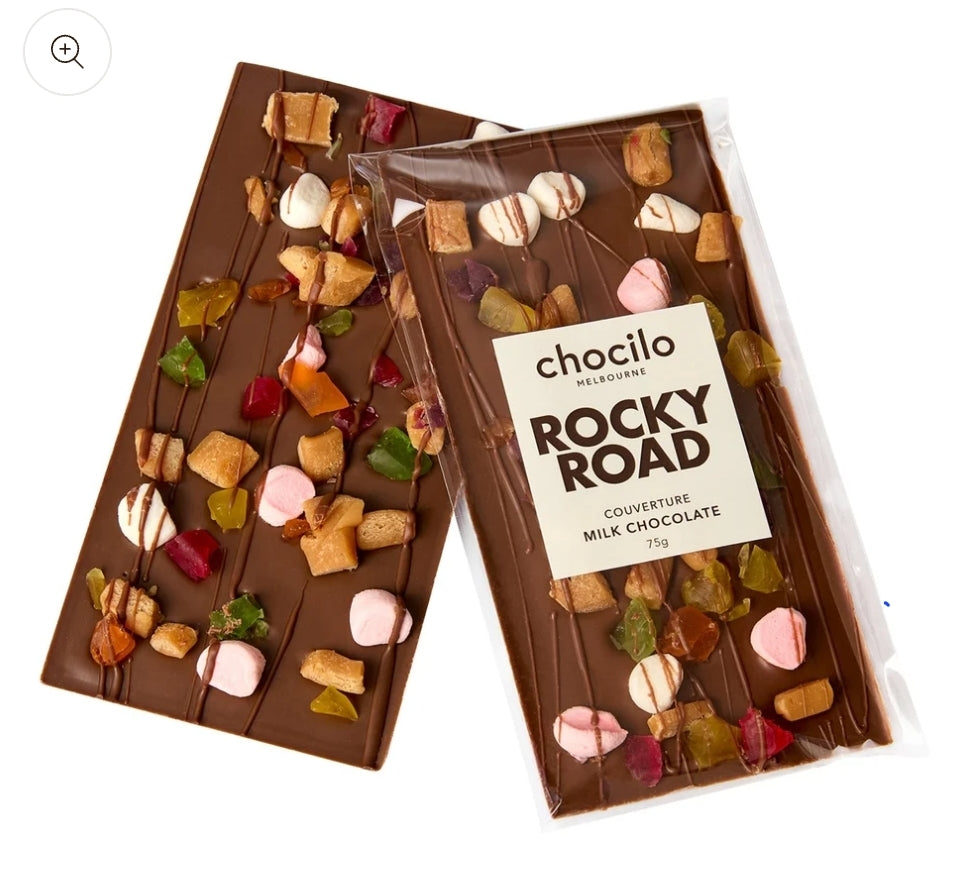 CHOCILO Rocky Road Milk Chocolate Block - 75g