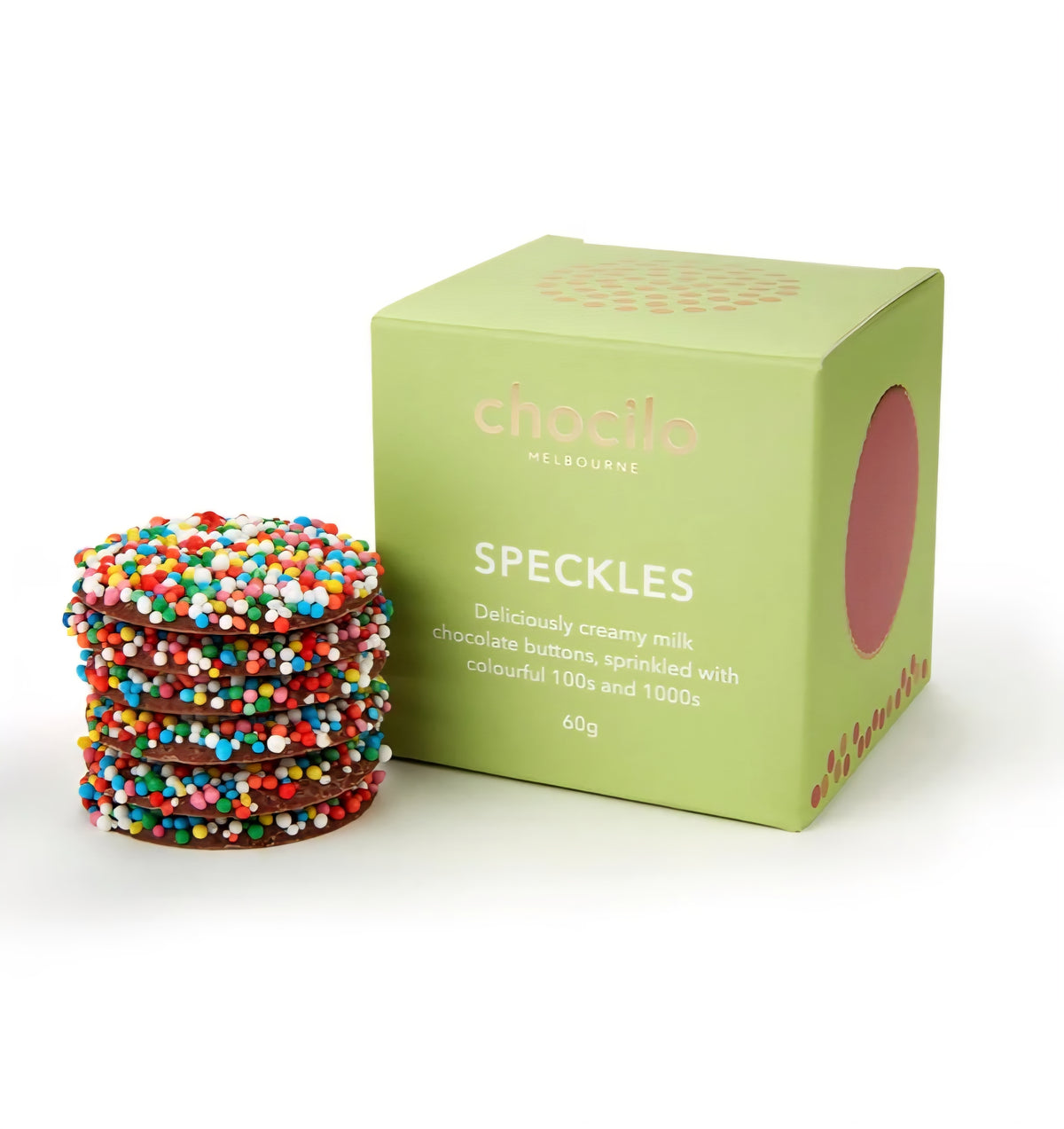CHOCILO - Speckles Milk Chocolate 60G