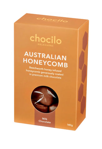 CHOCILO - Honeycomb in Milk Chocolate Gift Box - 140g