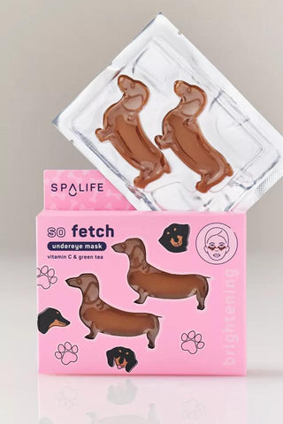 SpaLife So Fetch Sausage Dog Brightening Undereye Masks – 8 Pack
