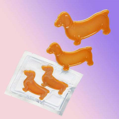 SpaLife So Fetch Sausage Dog Brightening Undereye Masks – 8 Pack