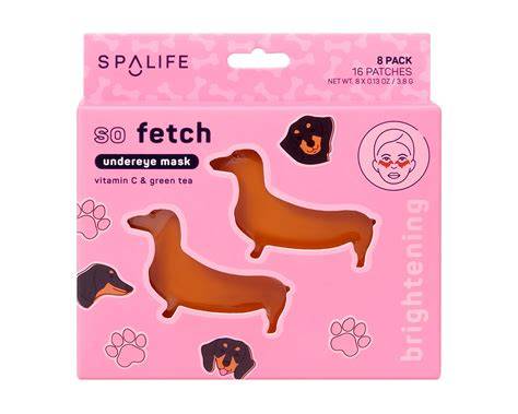 SpaLife So Fetch Sausage Dog Brightening Undereye Masks – 8 Pack